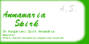 annamaria spirk business card