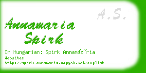 annamaria spirk business card
